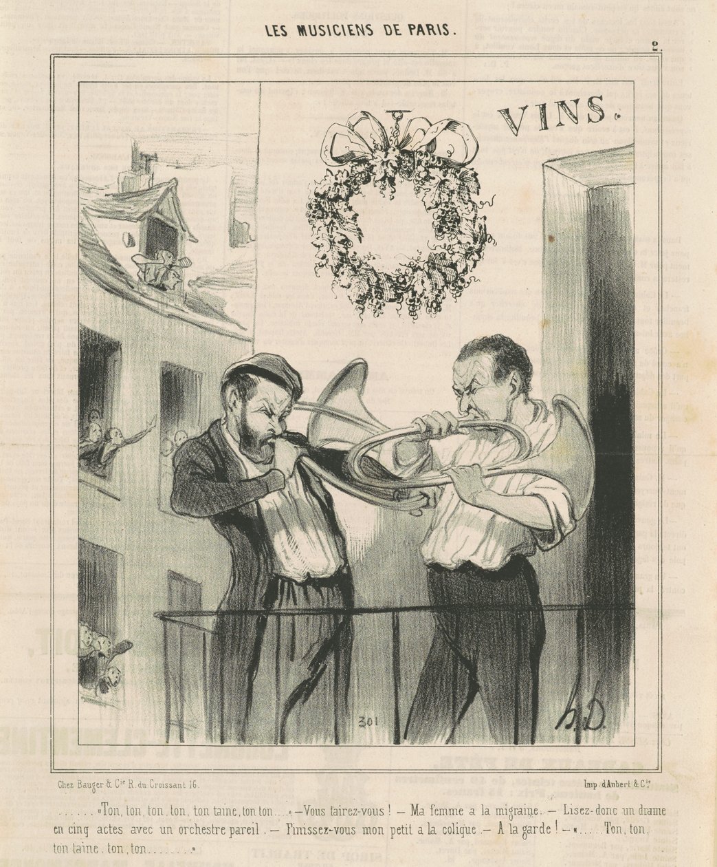 Twój, twój... twój taine... autorstwa Honoré Daumier