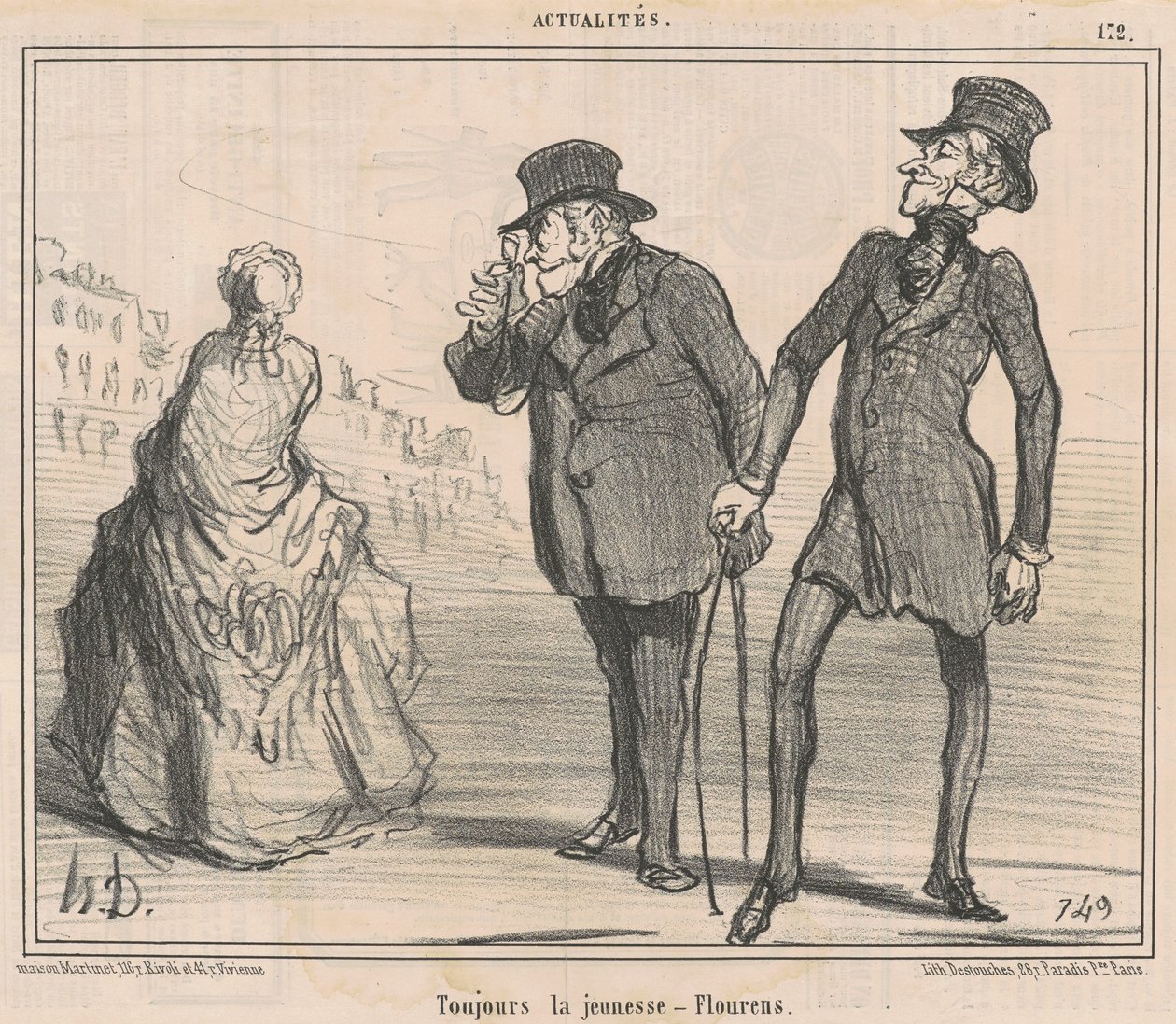 Zawsze heunesse-flourens autorstwa Honoré Daumier
