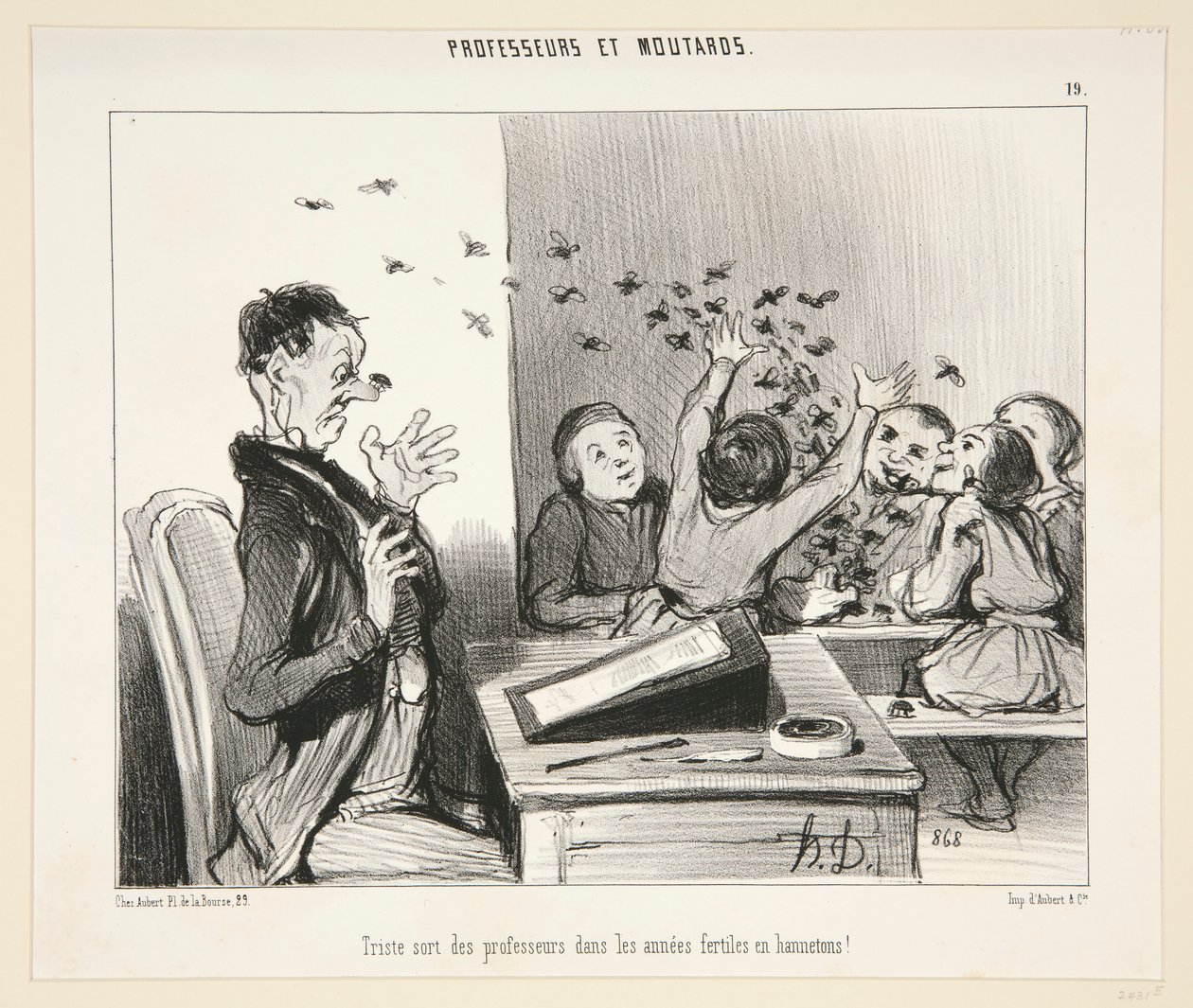 Smutny los nauczycieli? - #19 profesorów i musztard autorstwa Honoré Daumier