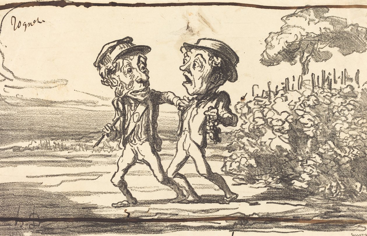 Kryminalista! autorstwa Honoré Daumier