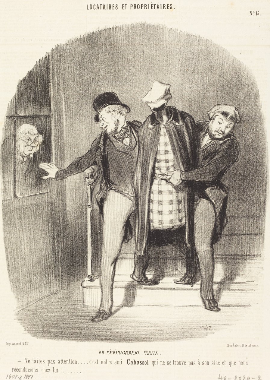 Ruch z ukrycia autorstwa Honoré Daumier