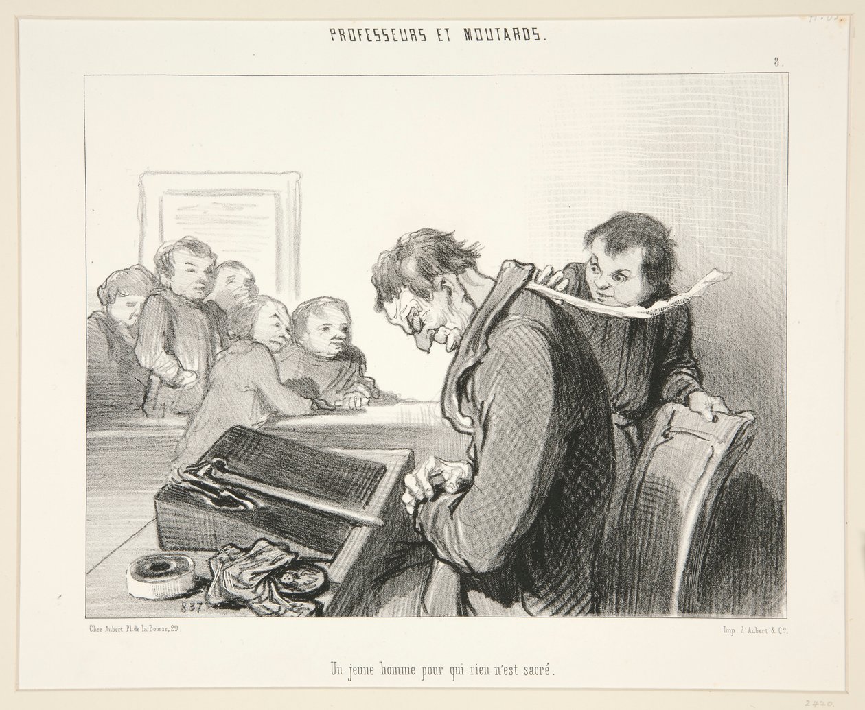 Młody człowiek, dla którego nic autorstwa Honoré Daumier