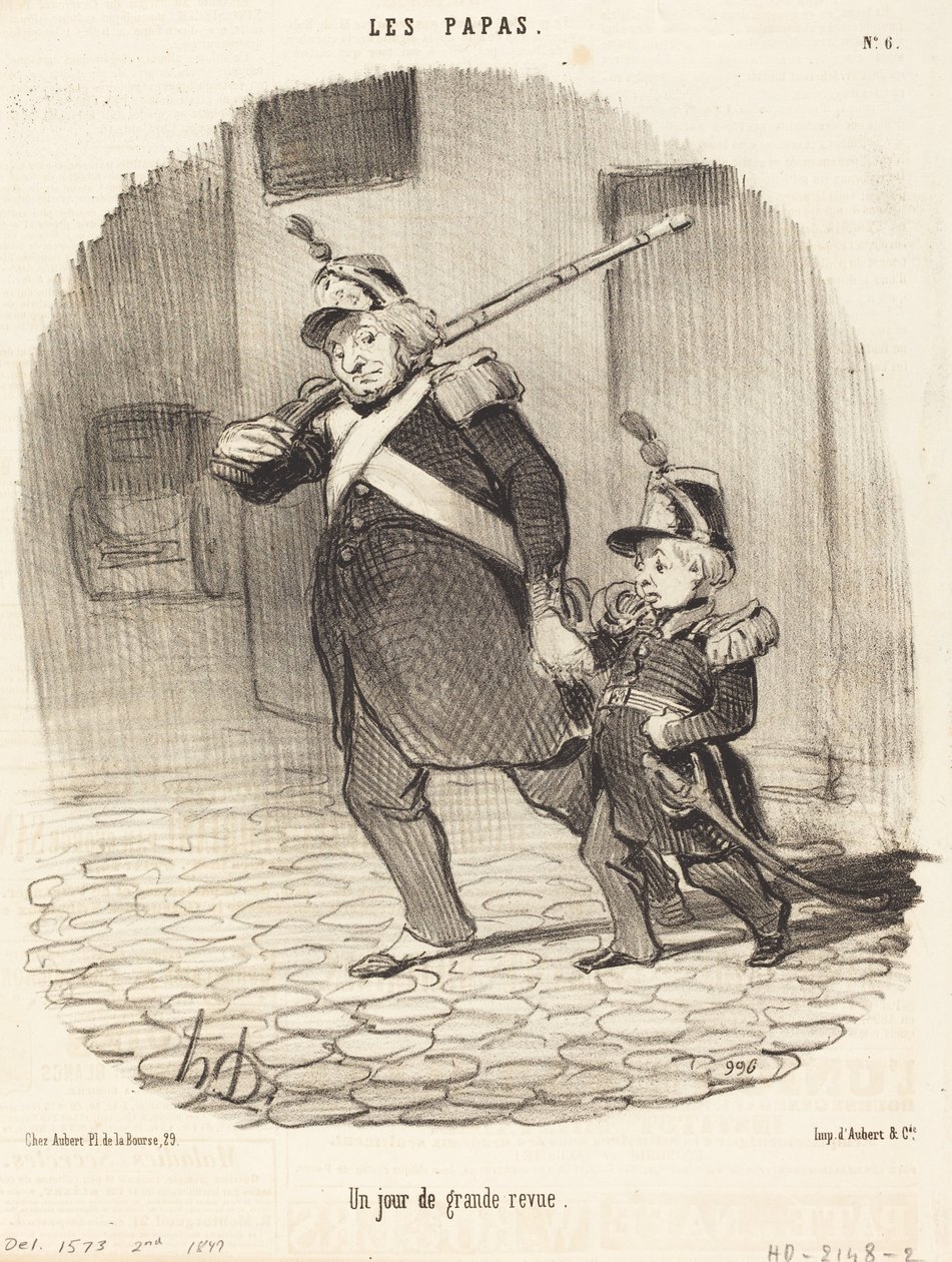 Dzień świetnej recenzji autorstwa Honoré Daumier