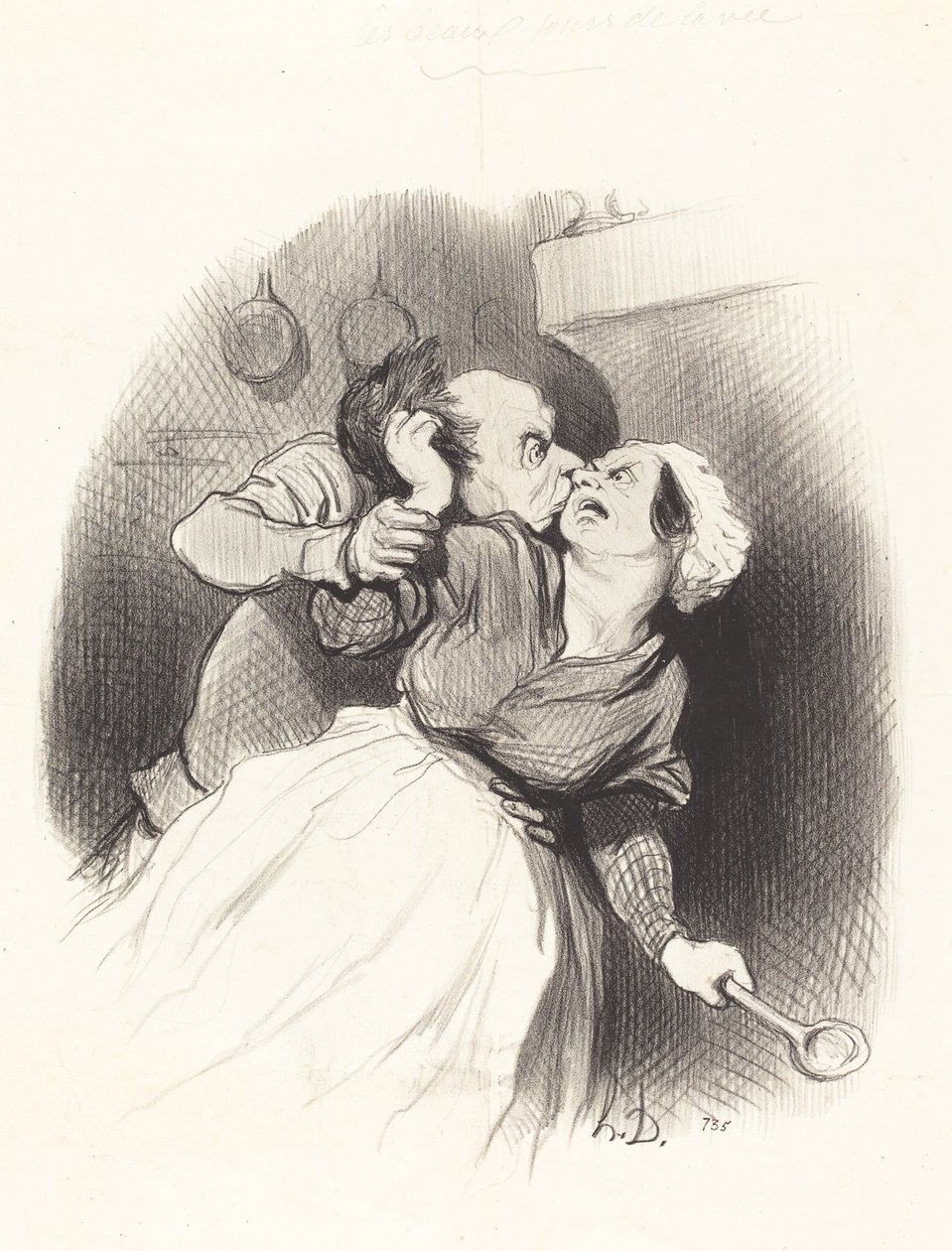 Powrót do młodości autorstwa Honoré Daumier