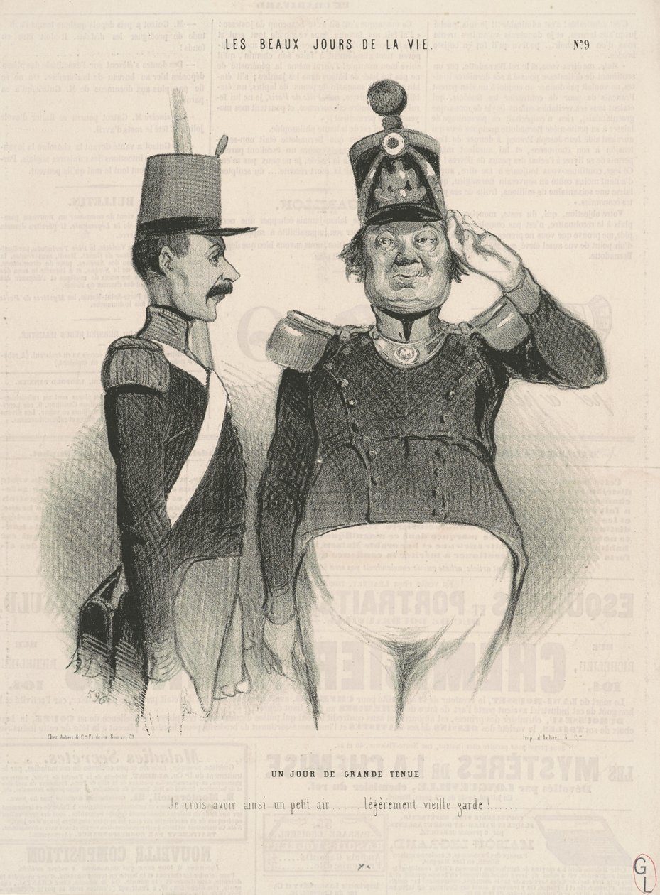 Wspaniały dzień autorstwa Honoré Daumier
