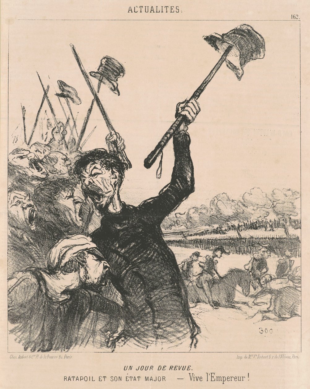 Dzień przeglądu autorstwa Honoré Daumier