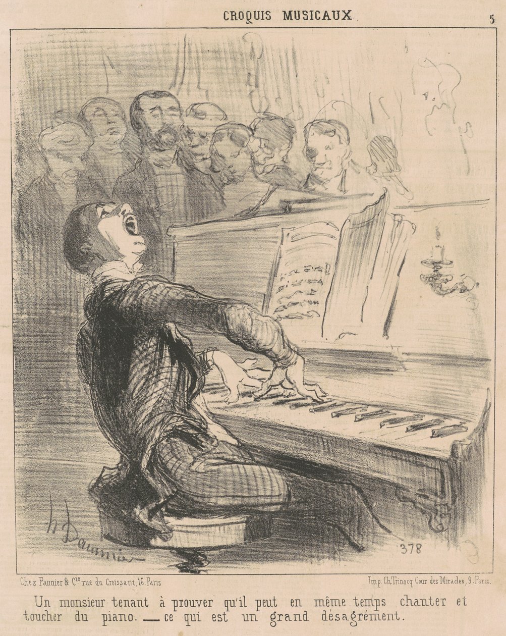 Pan, który chce udowodnić, że potrafi... autorstwa Honoré Daumier