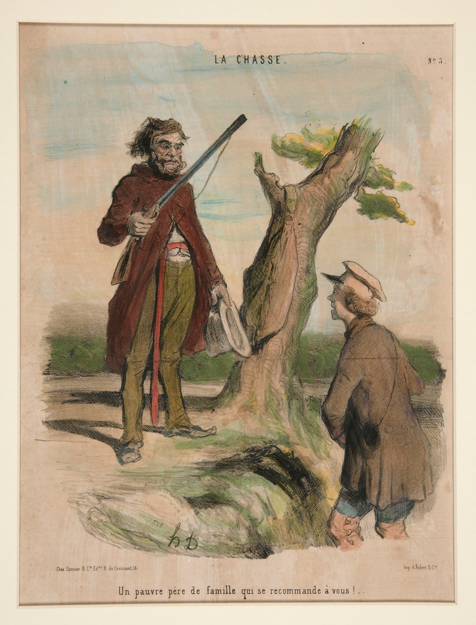 Biedny ojciec, który ci się poleca! autorstwa Honoré Daumier