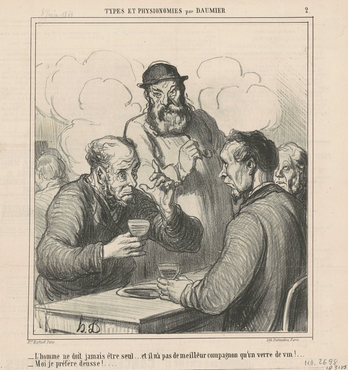 filozof autorstwa Honoré Daumier