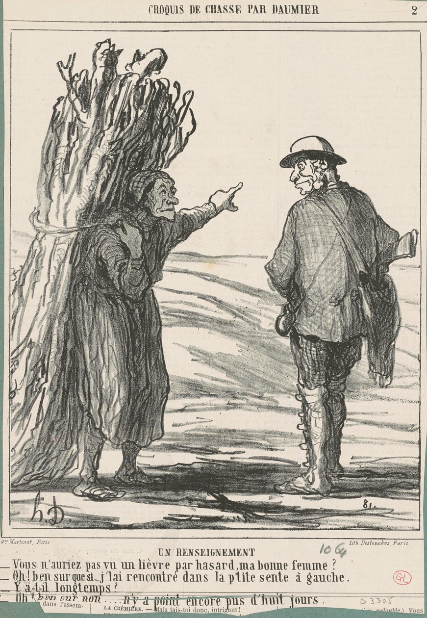 Informacja o autorstwa Honoré Daumier
