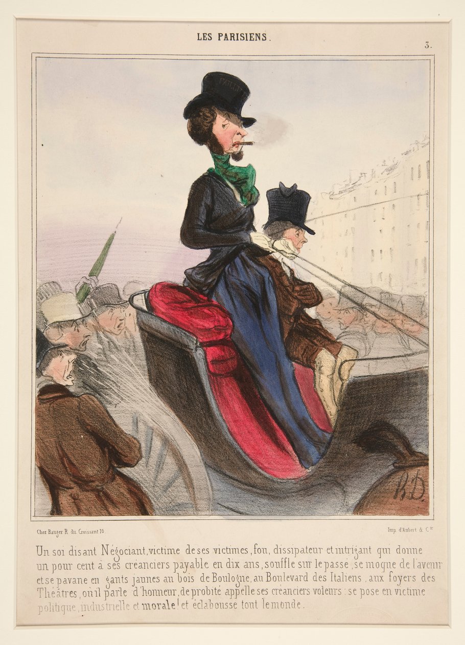 Tak zwana ofiara handlowa swoich ofiar autorstwa Honoré Daumier
