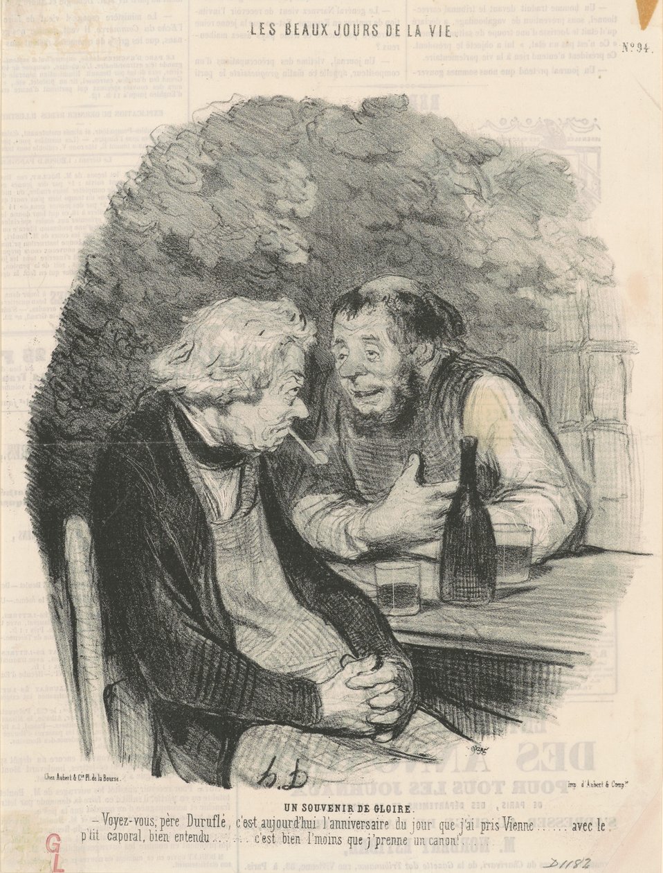Wspomnienie chwały autorstwa Honoré Daumier