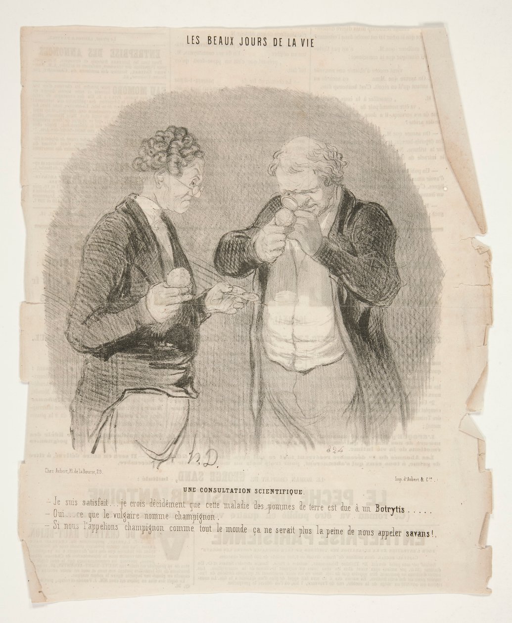 Konsultacja naukowa z książki Piękne dni życia autorstwa Honoré Daumier