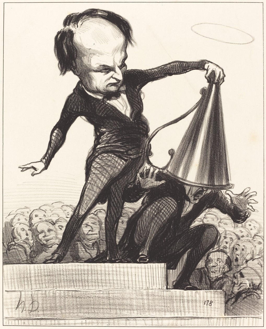 Jedna Chwała wygasza drugą autorstwa Honoré Daumier
