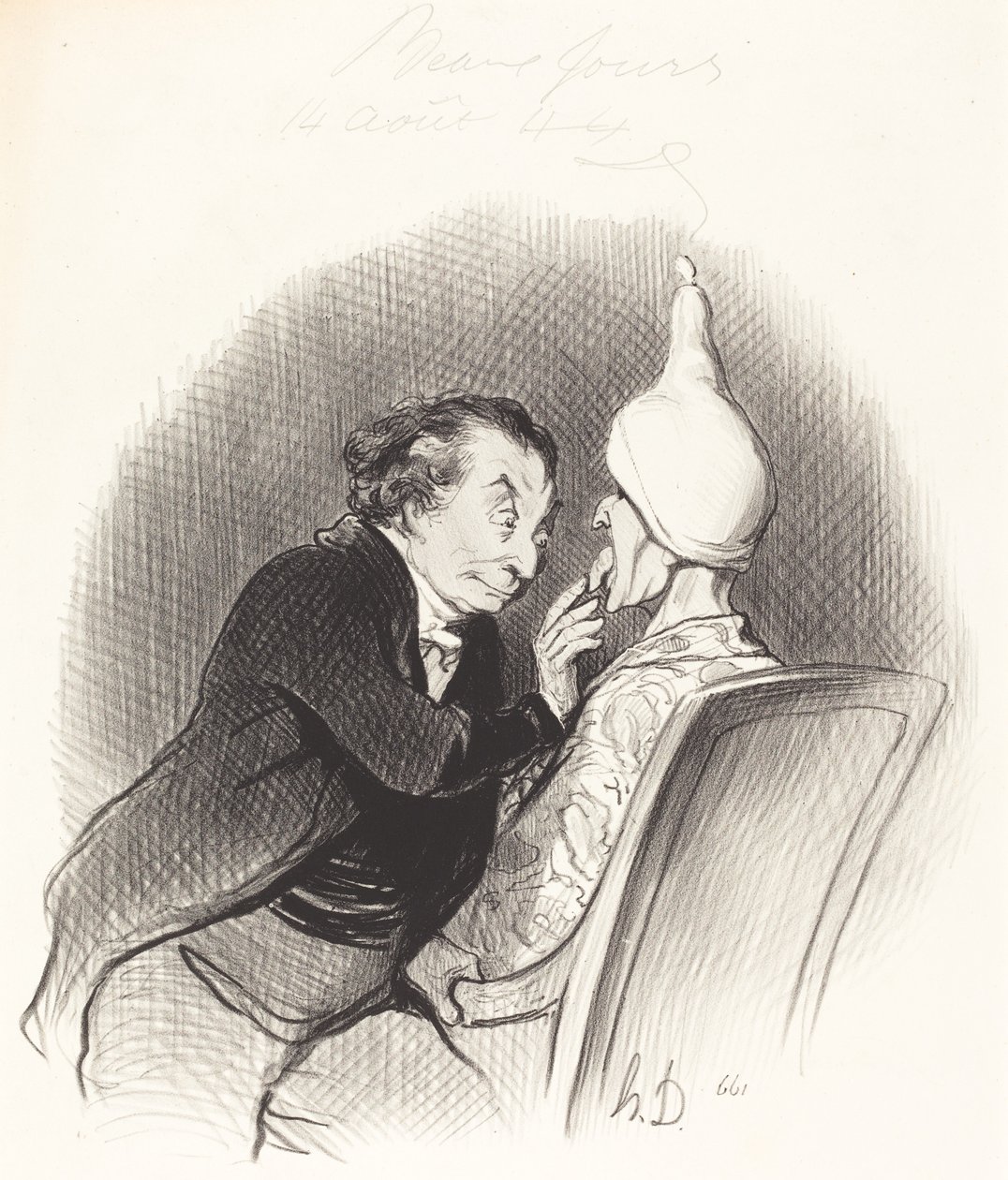 Szczęśliwe znalezisko autorstwa Honoré Daumier