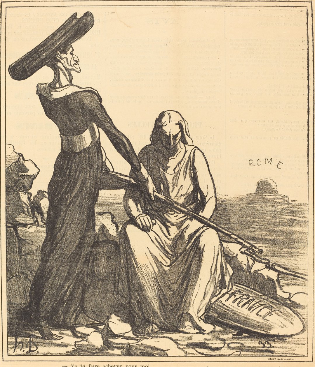 Dokończę dla mnie autorstwa Honoré Daumier