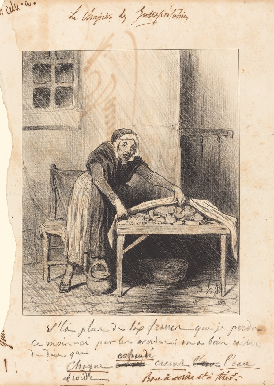 Straciłem ponad sześć franków... autorstwa Honoré Daumier