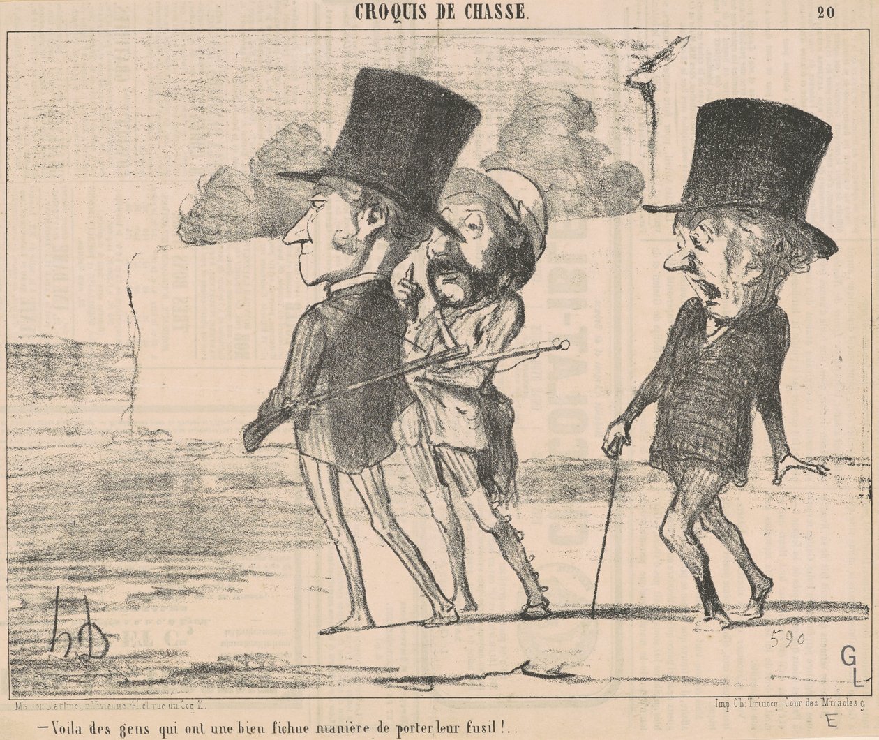Cóż, ludzie mają... cholerny sposób... autorstwa Honoré Daumier