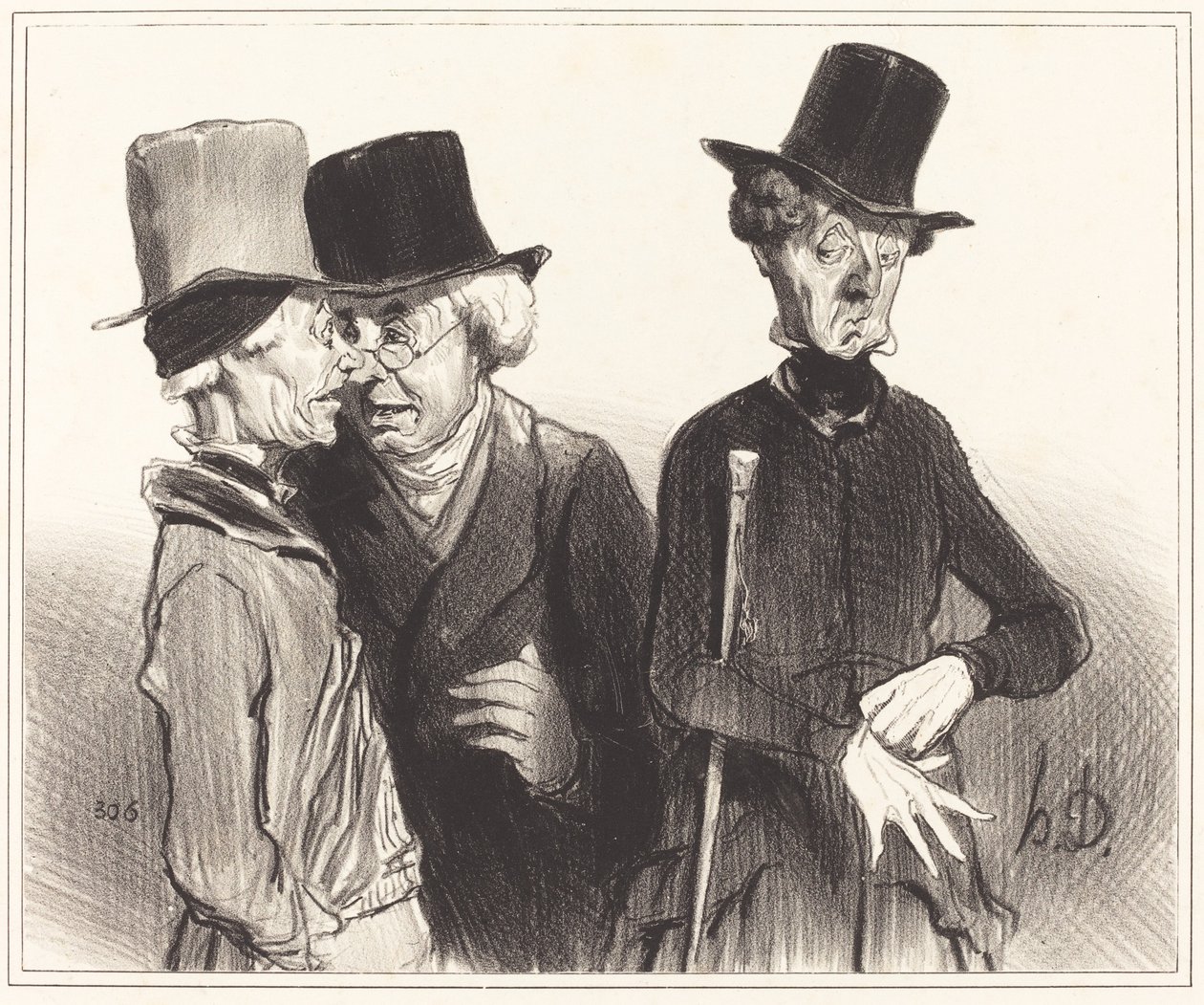 Więc! zostałaś emerytką, ja lekarzem, on... autorstwa Honoré Daumier