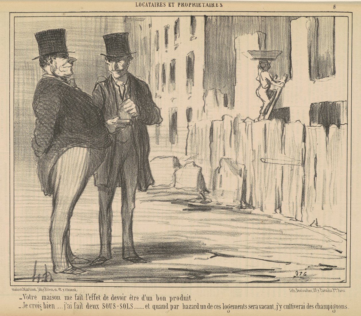 Twój dom sprawia, że ​​czuję, że muszę... autorstwa Honoré Daumier