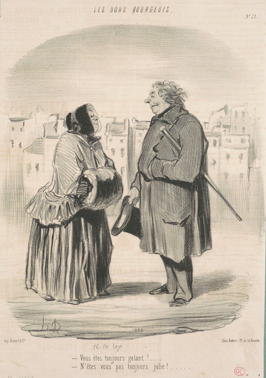 Zawsze jesteś szarmancki! ... autorstwa Honoré Daumier