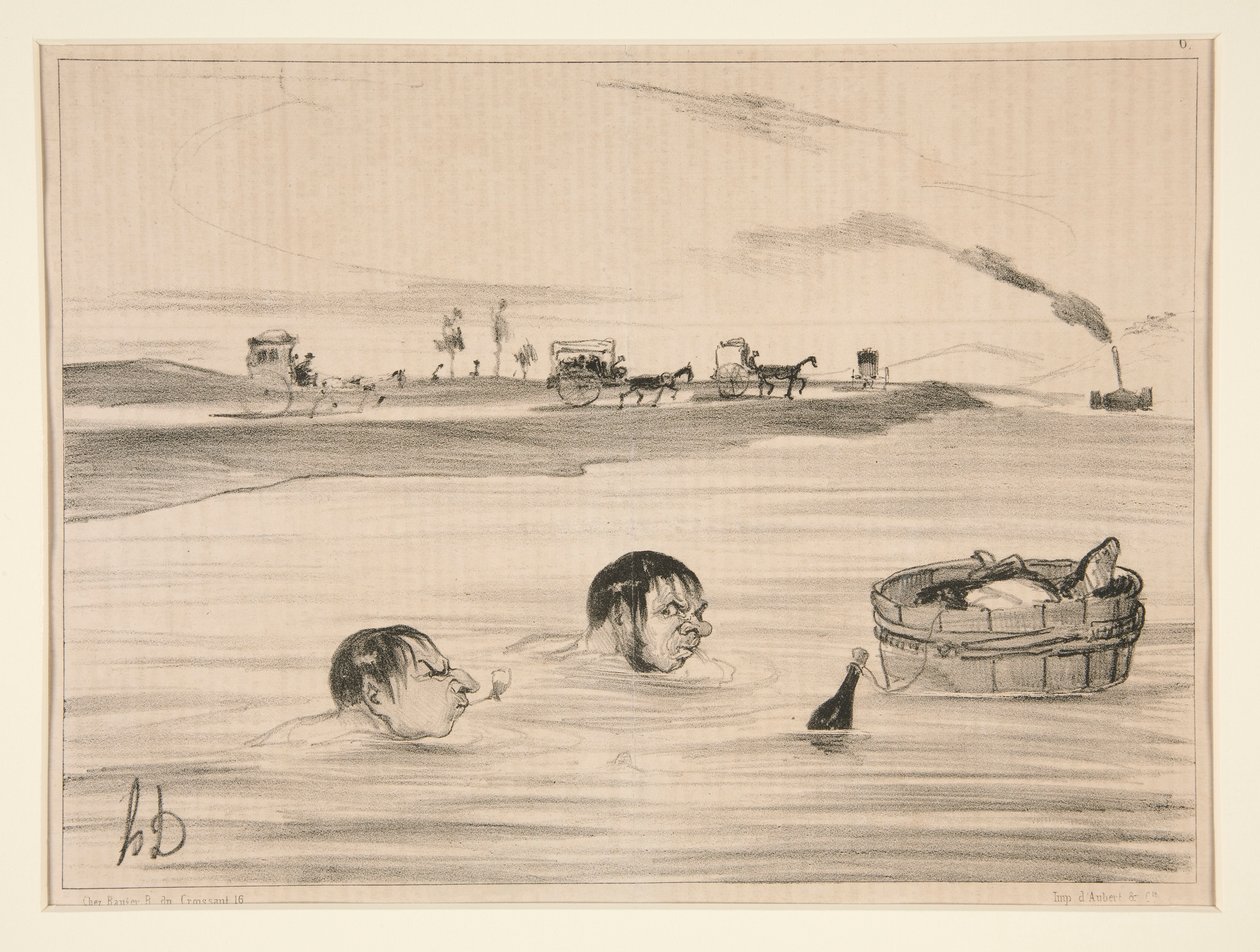 Podróż do św. Chmury autorstwa Honoré Daumier