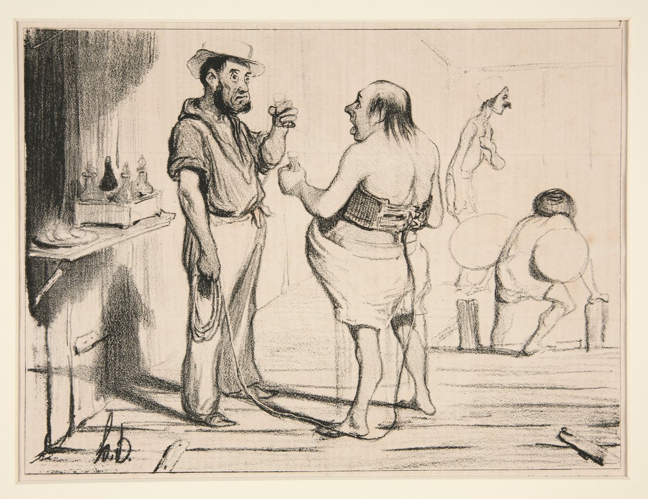 Widzisz, burżuazji, jesteś dokładnie w autorstwa Honoré Daumier