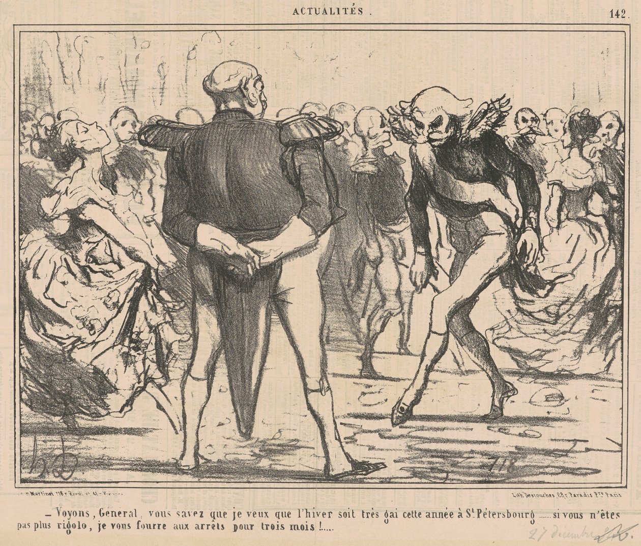 Chodź, generale... autorstwa Honoré Daumier