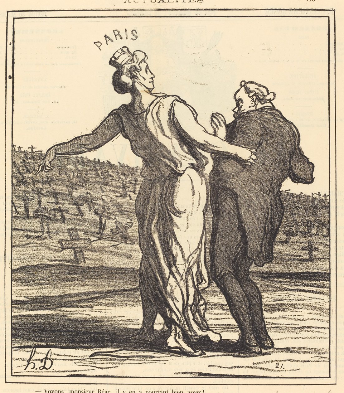 Zobaczmy, panie Réac... autorstwa Honoré Daumier
