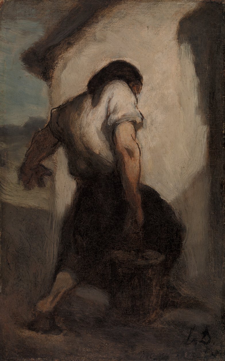 Nośnik wody autorstwa Honoré Daumier