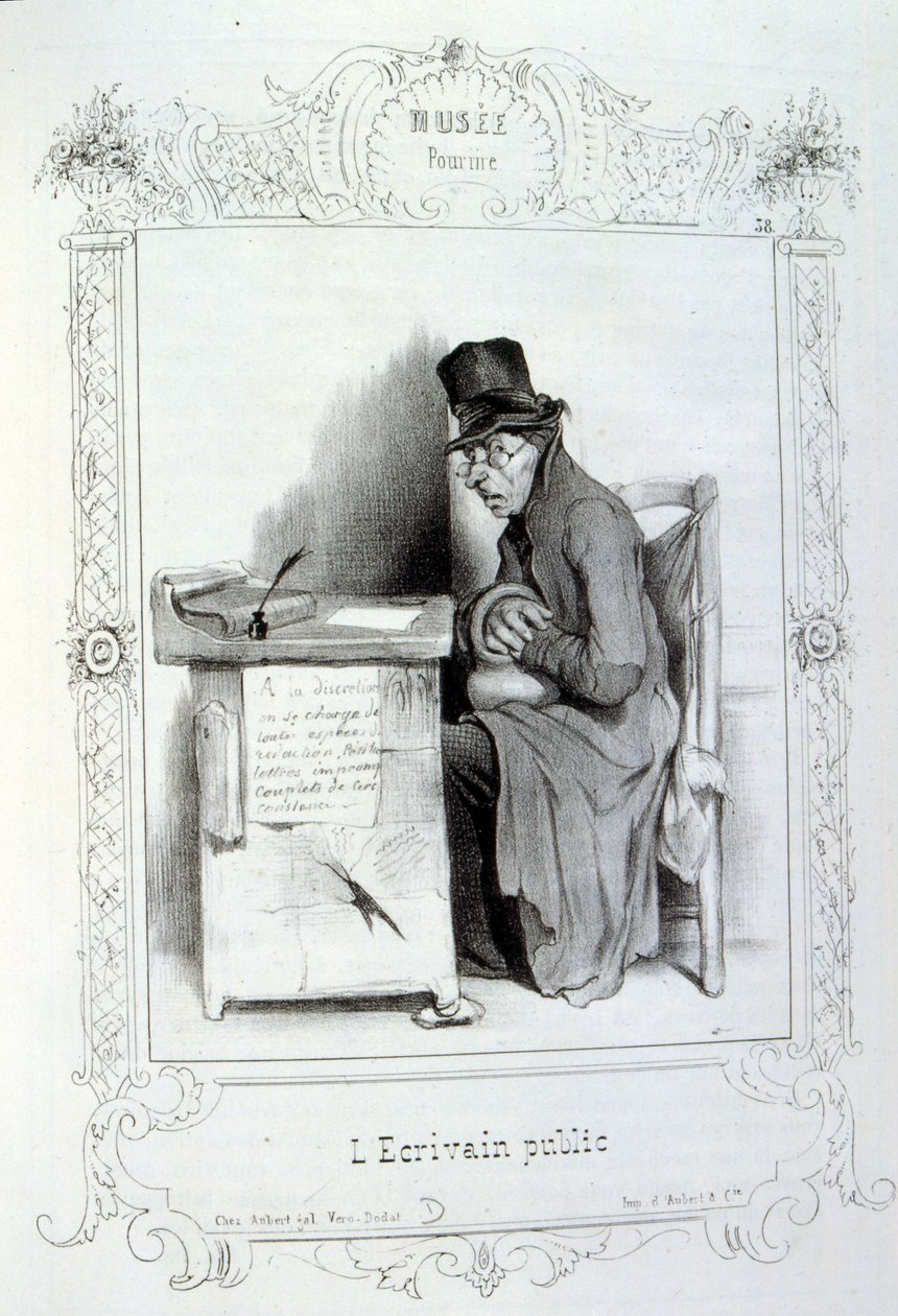 ilustracje o ideach i legendach Philipon pod tytułem Les Cent i Robert Macaire autorstwa Honoré Daumier