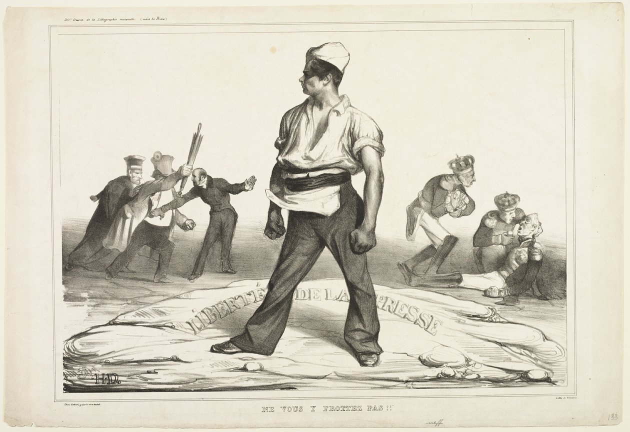 Nie wtrącaj się!, płyta 20 autorstwa Honoré Victorin Daumier