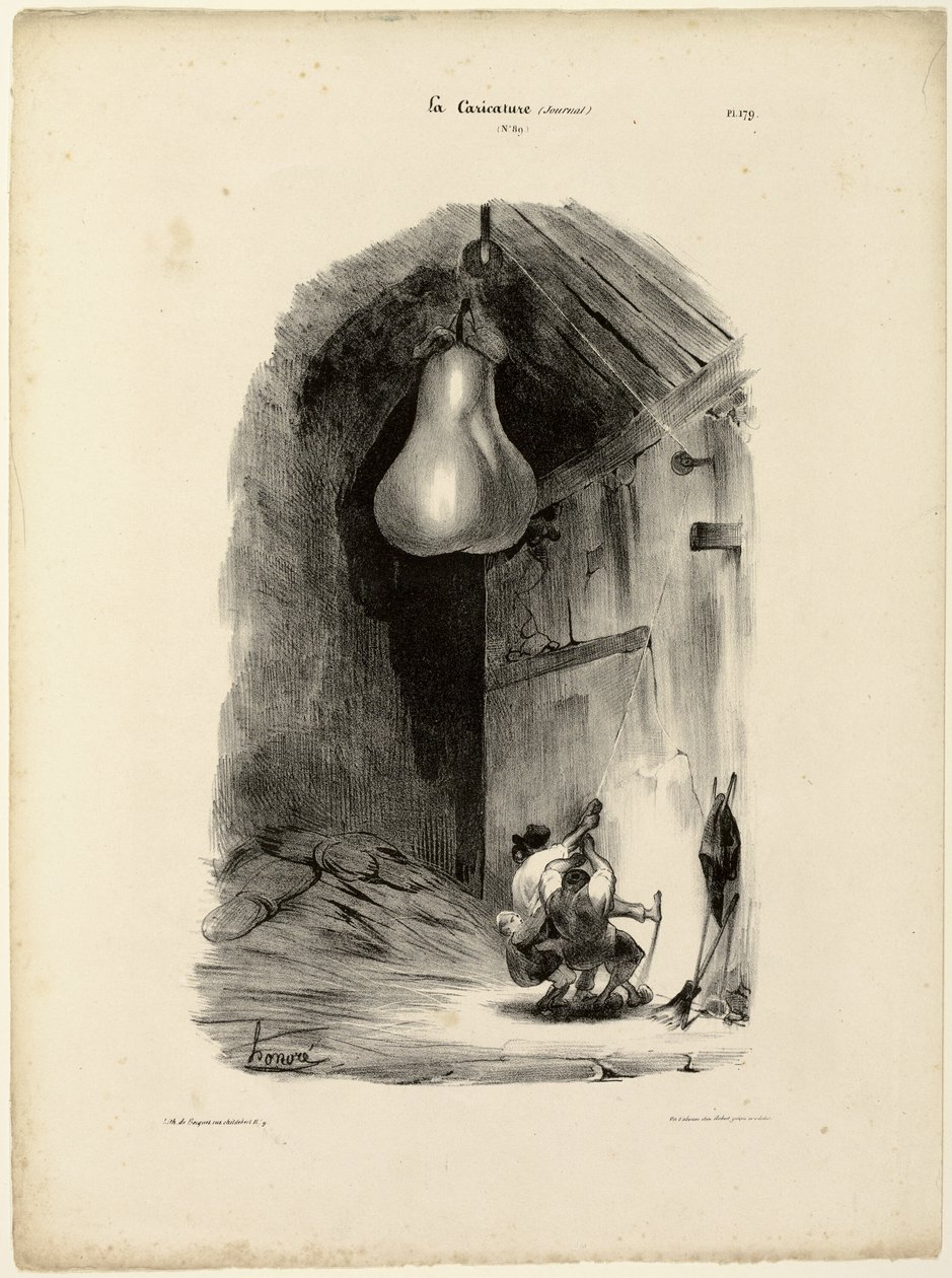 "Heave-ho!..Heave-ho! Heave-ho!", płyta 179 autorstwa Honoré Victorin Daumier