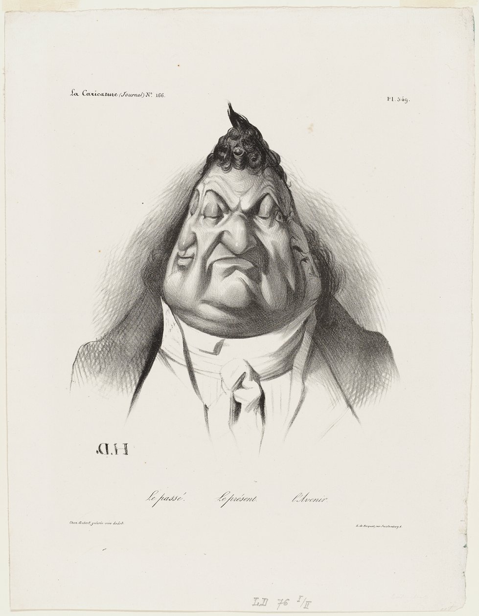 Przeszłość, teraźniejszość, przyszłość, płyta 349 autorstwa Honoré Victorin Daumier