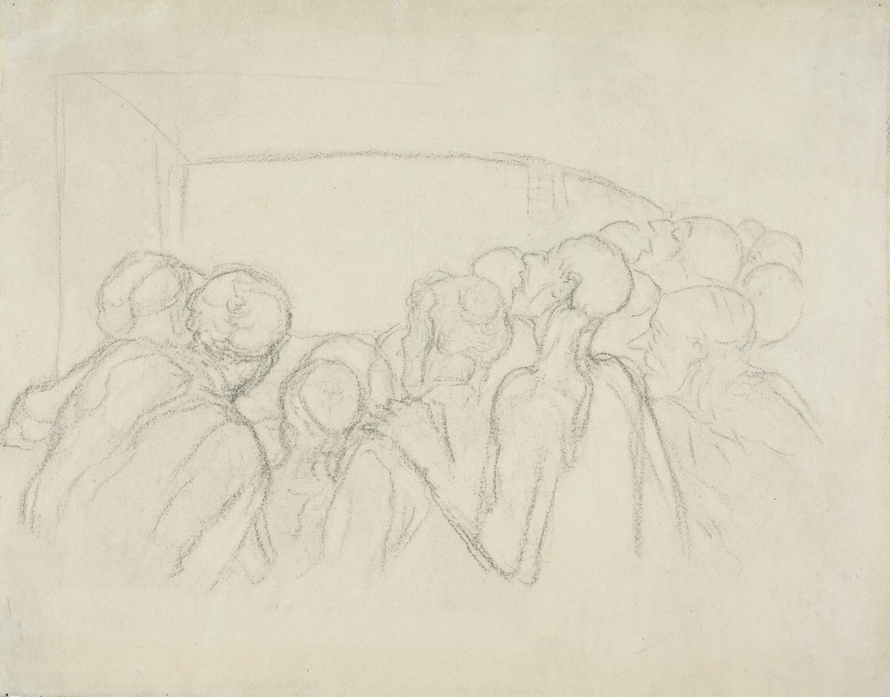 Widzowie autorstwa Honoré Victorin Daumier