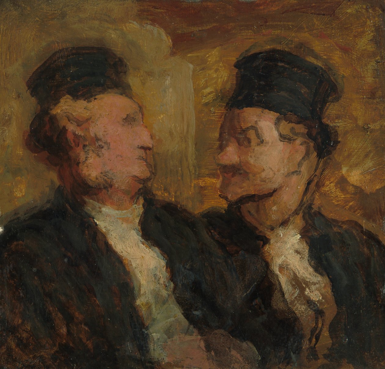 Dwóch prawników autorstwa Honoré Victorin Daumier