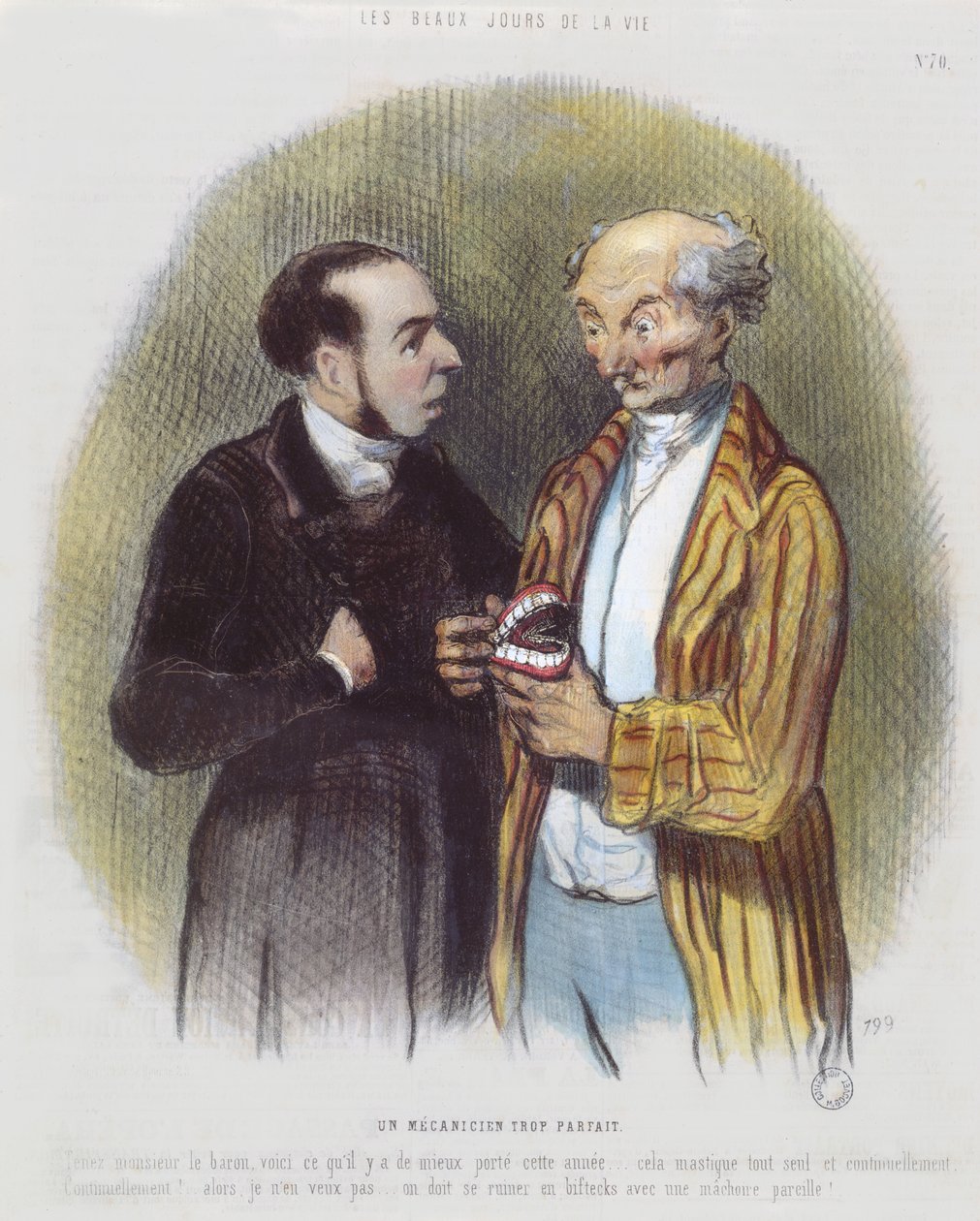 Idealny technik autorstwa Honoré Daumier