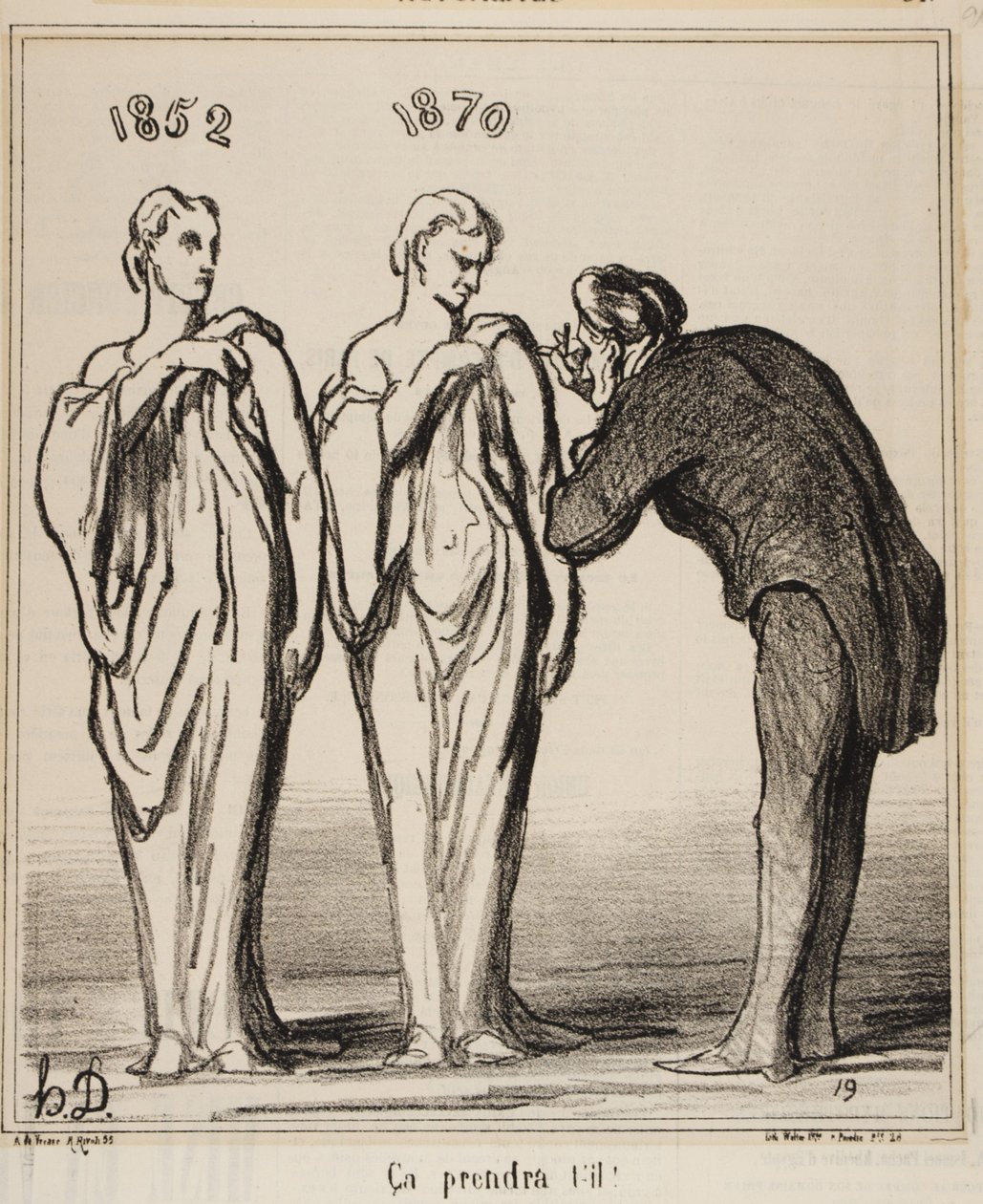 Zabierze cię!, 1870 autorstwa Honoré Daumier