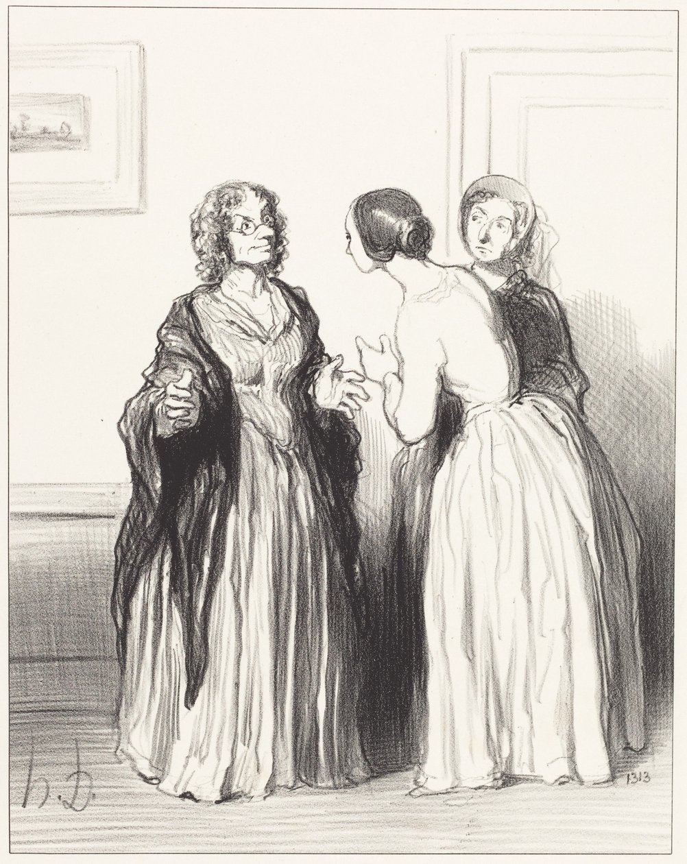 (Pierwsza sawantka) - Skorzystajmy z okazji... autorstwa Honoré Daumier