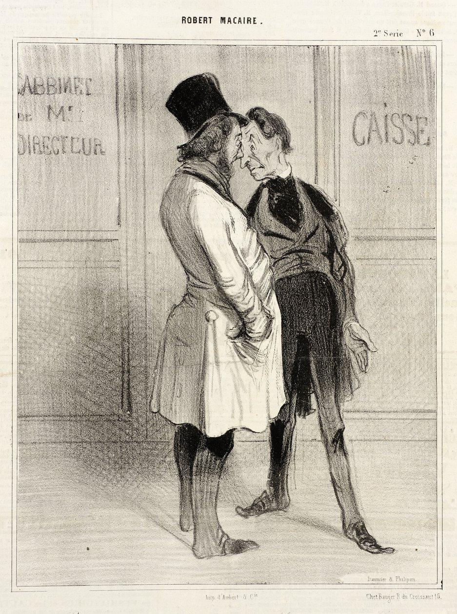 (Robert) No cóż, mój drogi dyrektorze... autorstwa Honoré Daumier