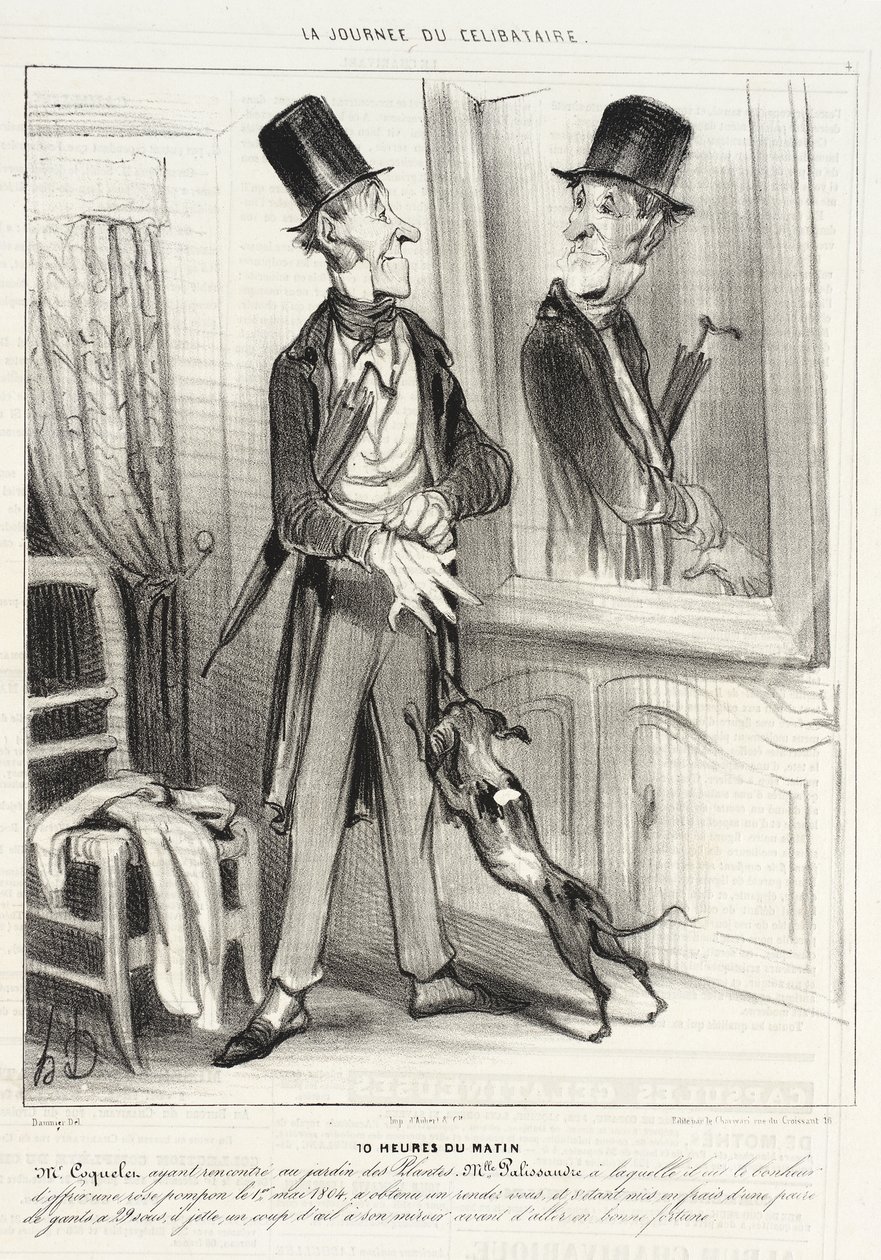 godzina 10 rano autorstwa Honoré Daumier