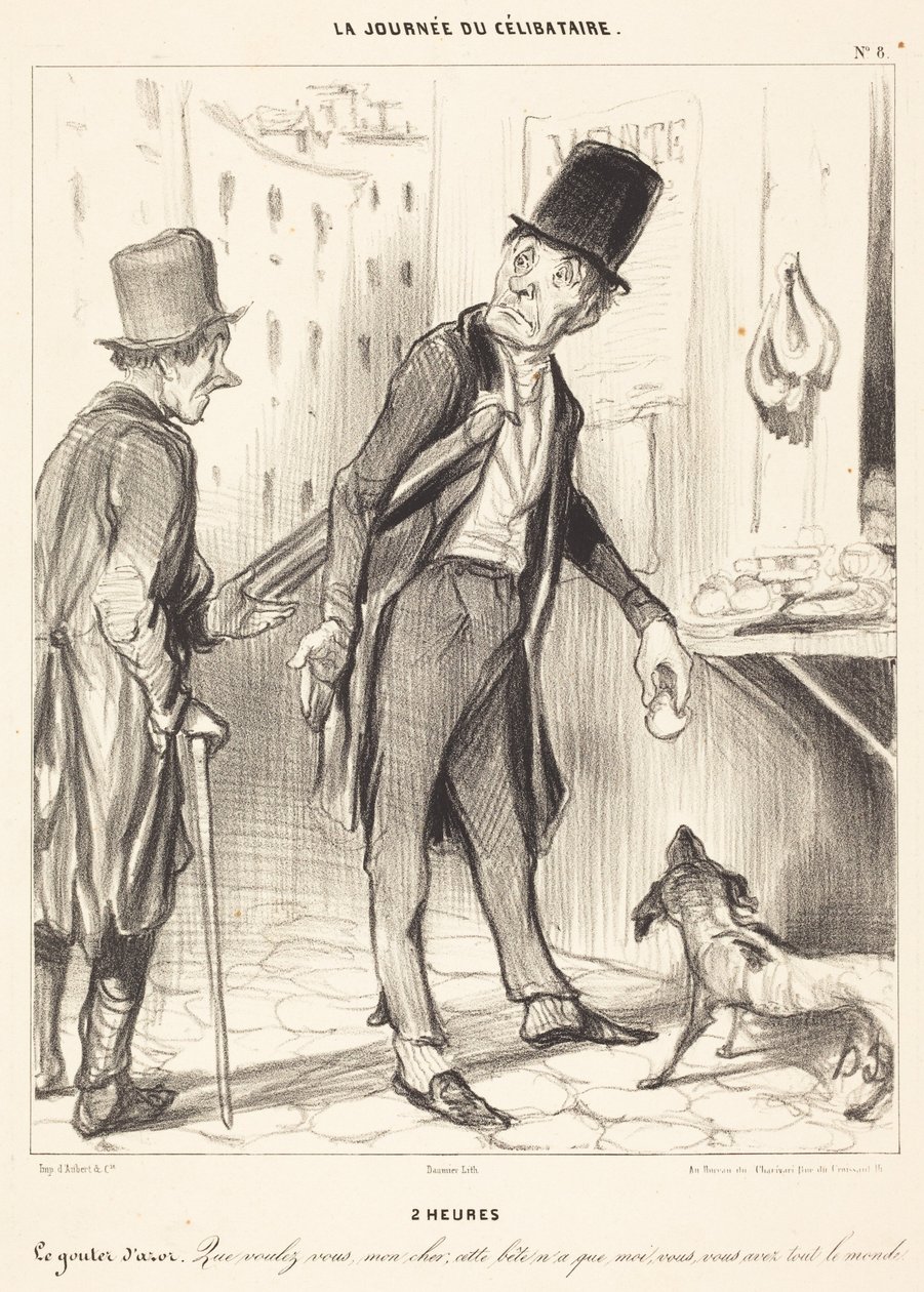 2 godziny autorstwa Honoré Daumier