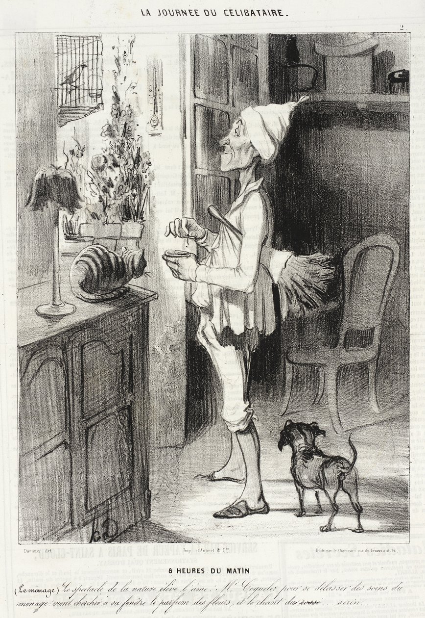8 rano autorstwa Honoré Daumier