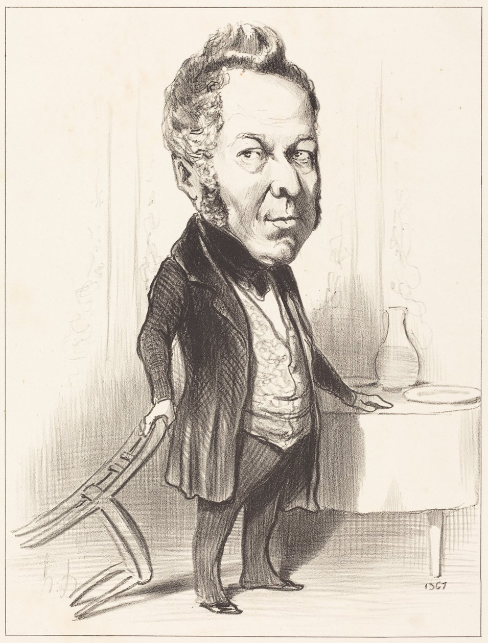 A.P.F. Deslongrais autorstwa Honoré Daumier