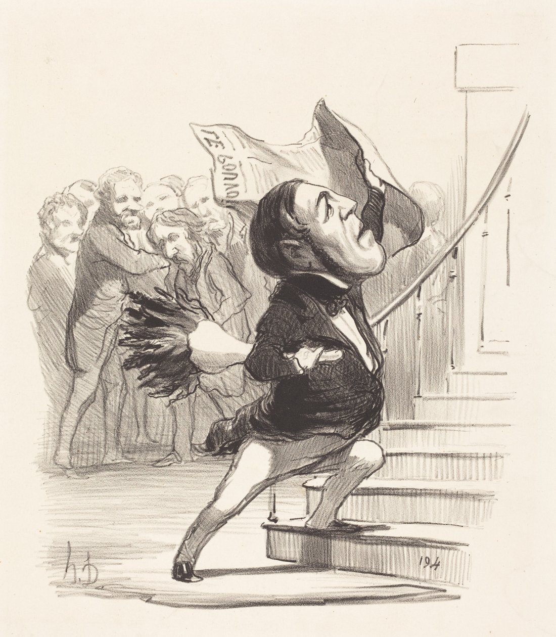 A. Granier de Cassagnac autorstwa Honoré Daumier