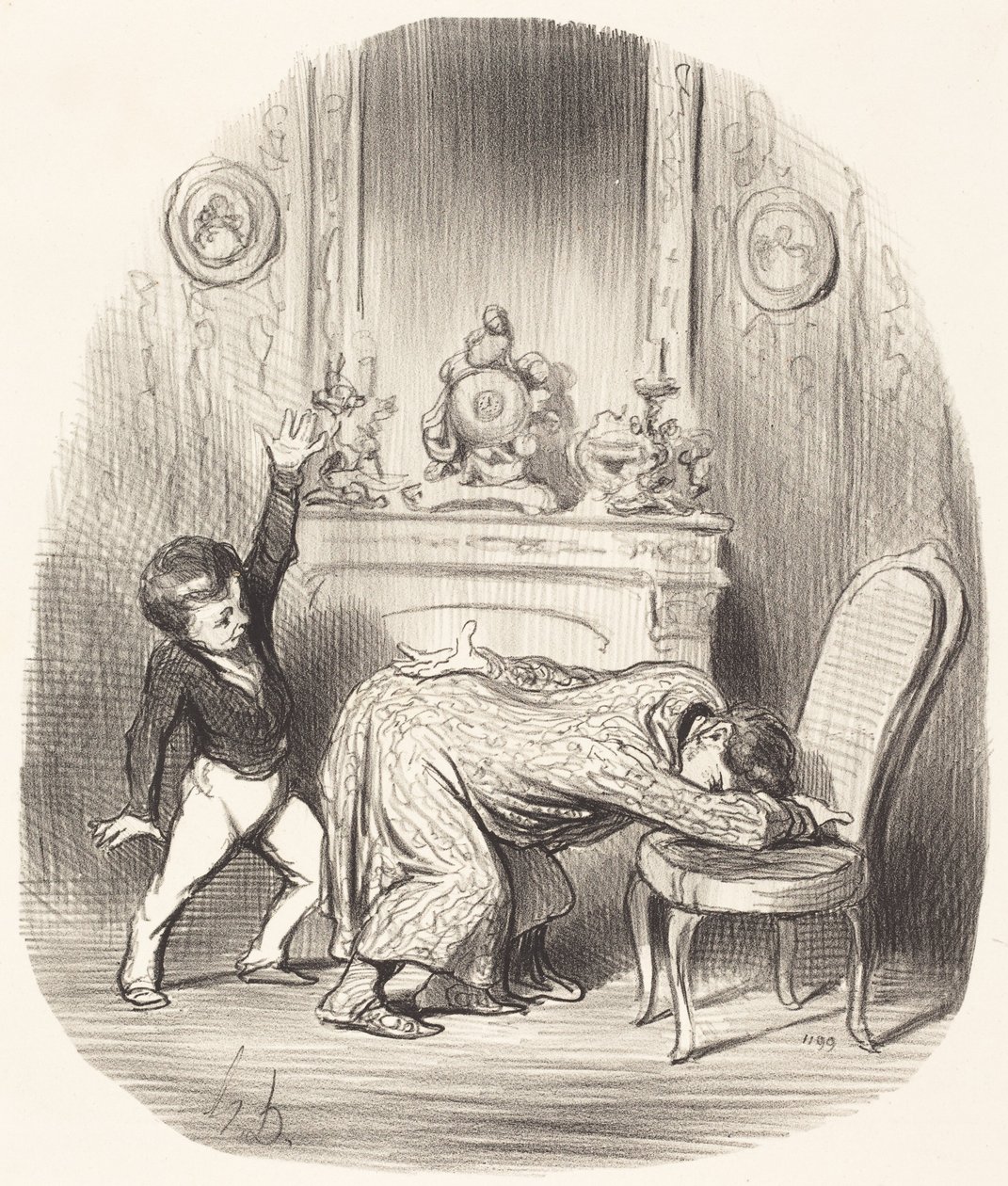 Na wzór Henryka IV autorstwa Honoré Daumier