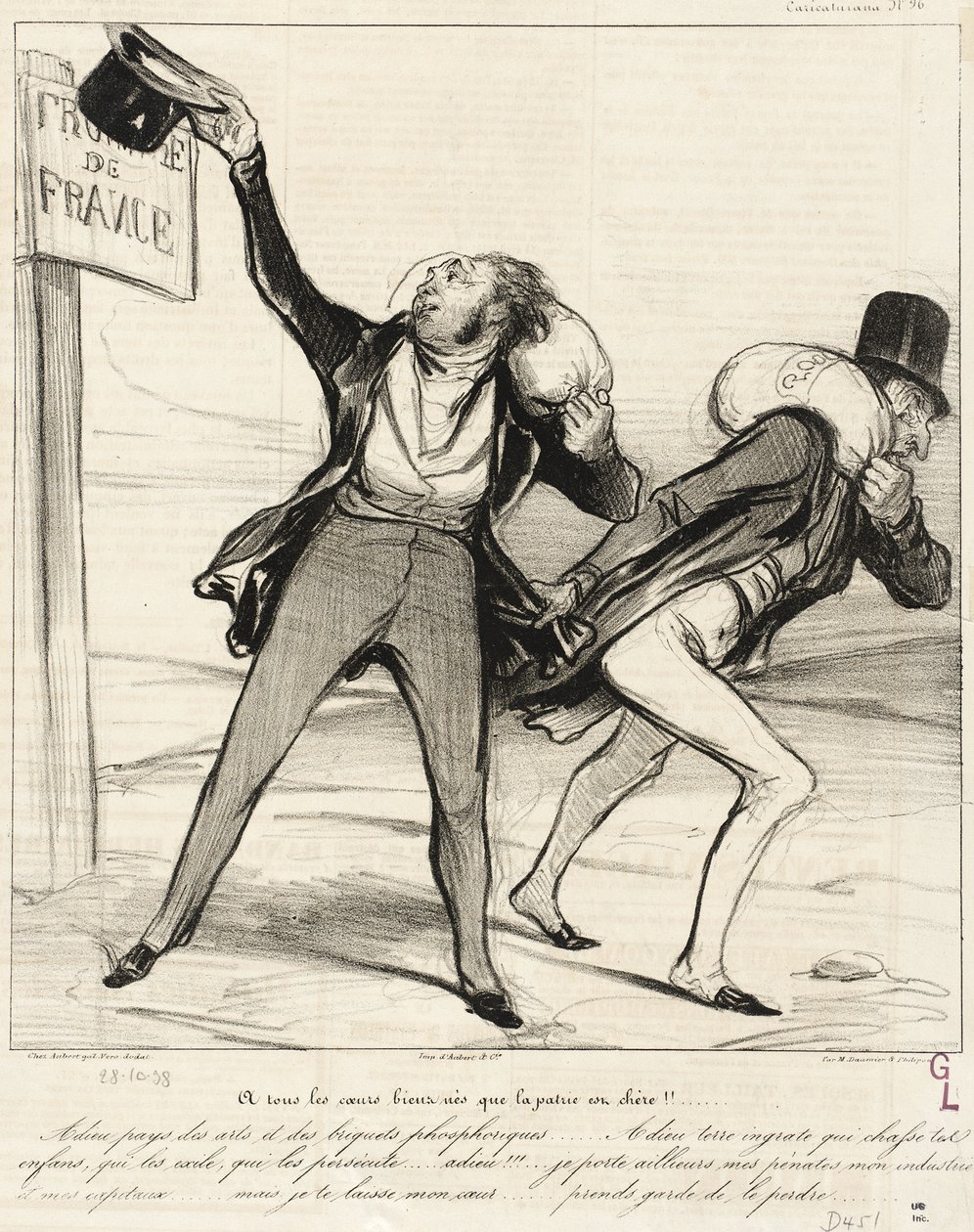 Do wszystkich szlachetnych serc, którym ojczyzna jest droga!!... autorstwa Honoré Daumier