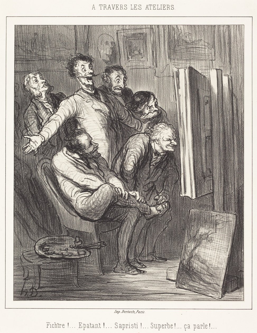 W ramach warsztatów autorstwa Honoré Daumier