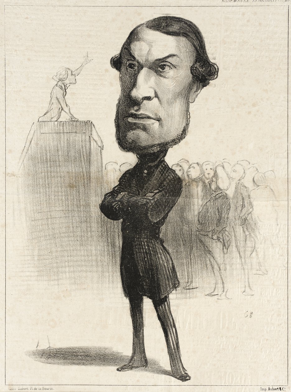 Achille Fould autorstwa Honoré Daumier