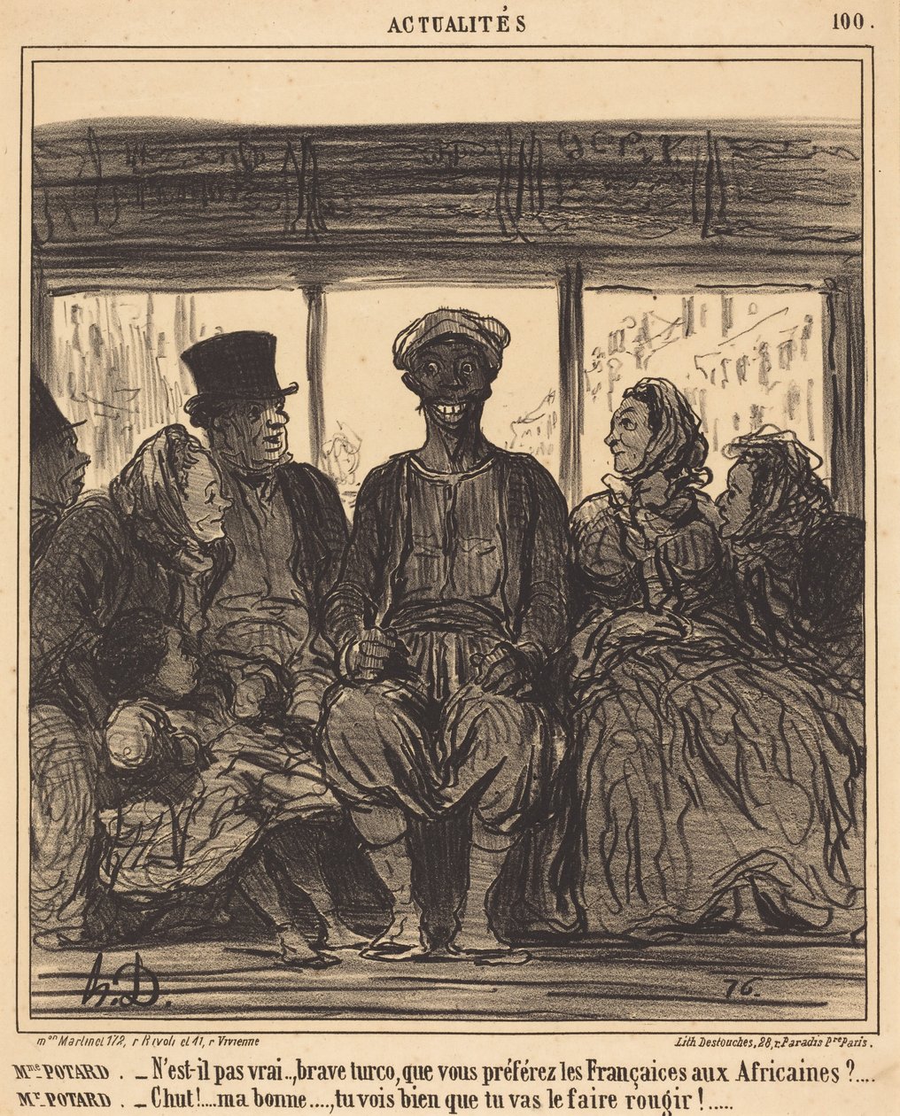 Aktualności: Pani Potard – Czyż nie jest tak, dzielny Turku... autorstwa Honoré Daumier